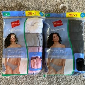 9 pair Hanes bikini panties - size 9/ 2XL
